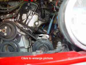 Timing chain tension bolts