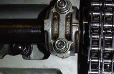 Ferrari Dino motor cam marks