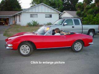 Side View of FIAT Dino Spider